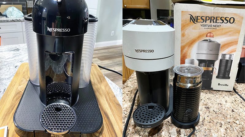 Nespresso by Breville Classic Black Vertuo Next Premium Coffee and Espresso  Machine with Aeroccino Bundle + Reviews